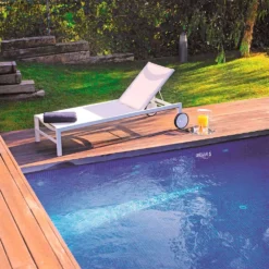 Shio Sun Lounger Refurbished -Blue Wave garbar shio sun lounger refurbished 2