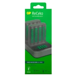 GP BATTERIES 4xAA NiMh 2600mAh Battery Charger 14 GP BATTERIES 4xAA NiMh 2600mAh Battery Charger -Blue Wave gp batteries 4xaa nimh 2600mah battery charger 4