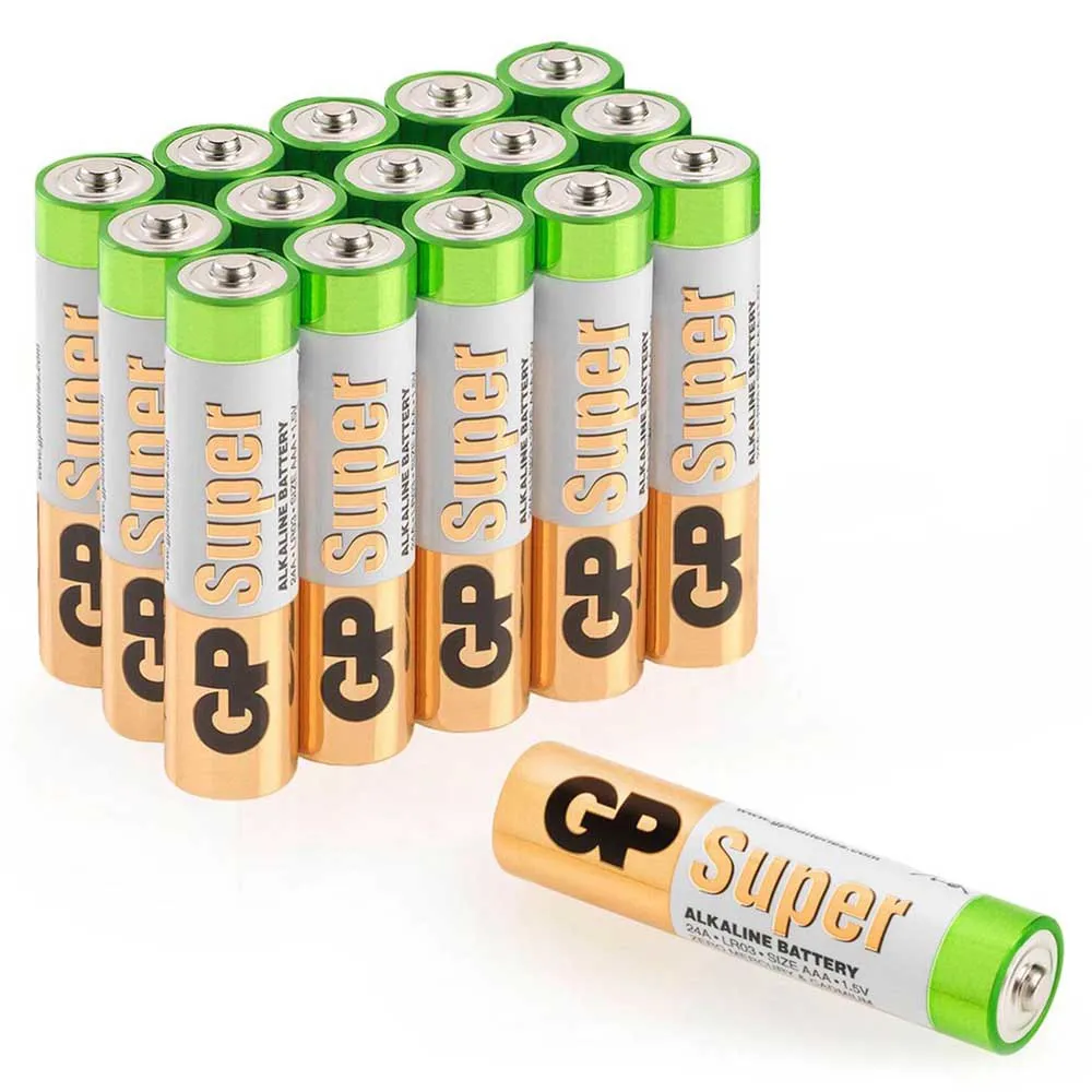 GP BATTERIES Alkaline AAA Micro LR03 Super Value Batteries 2 GP BATTERIES Alkaline AAA Micro LR03 Super Value Batteries - Image 2