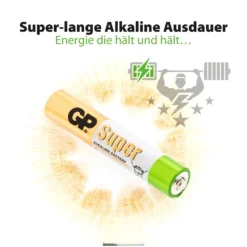 GP BATTERIES Alkaline AAAA Batteries -Blue Wave gp batteries alkaline aaaa batteries 7