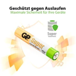 GP BATTERIES Alkaline AAAA Batteries -Blue Wave gp batteries alkaline aaaa batteries 9