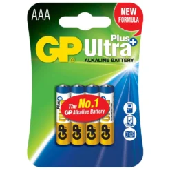 GP BATTERIES LR03 1.5V AAA Alkaline Batteries 4 Units