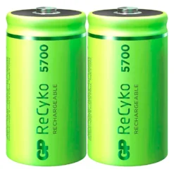 GP BATTERIES ReCyko NiMH D MonReCyko 5700mAh Batteries -Blue Wave gp batteries recyko nimh d monrecyko 5700mah batteries 2
