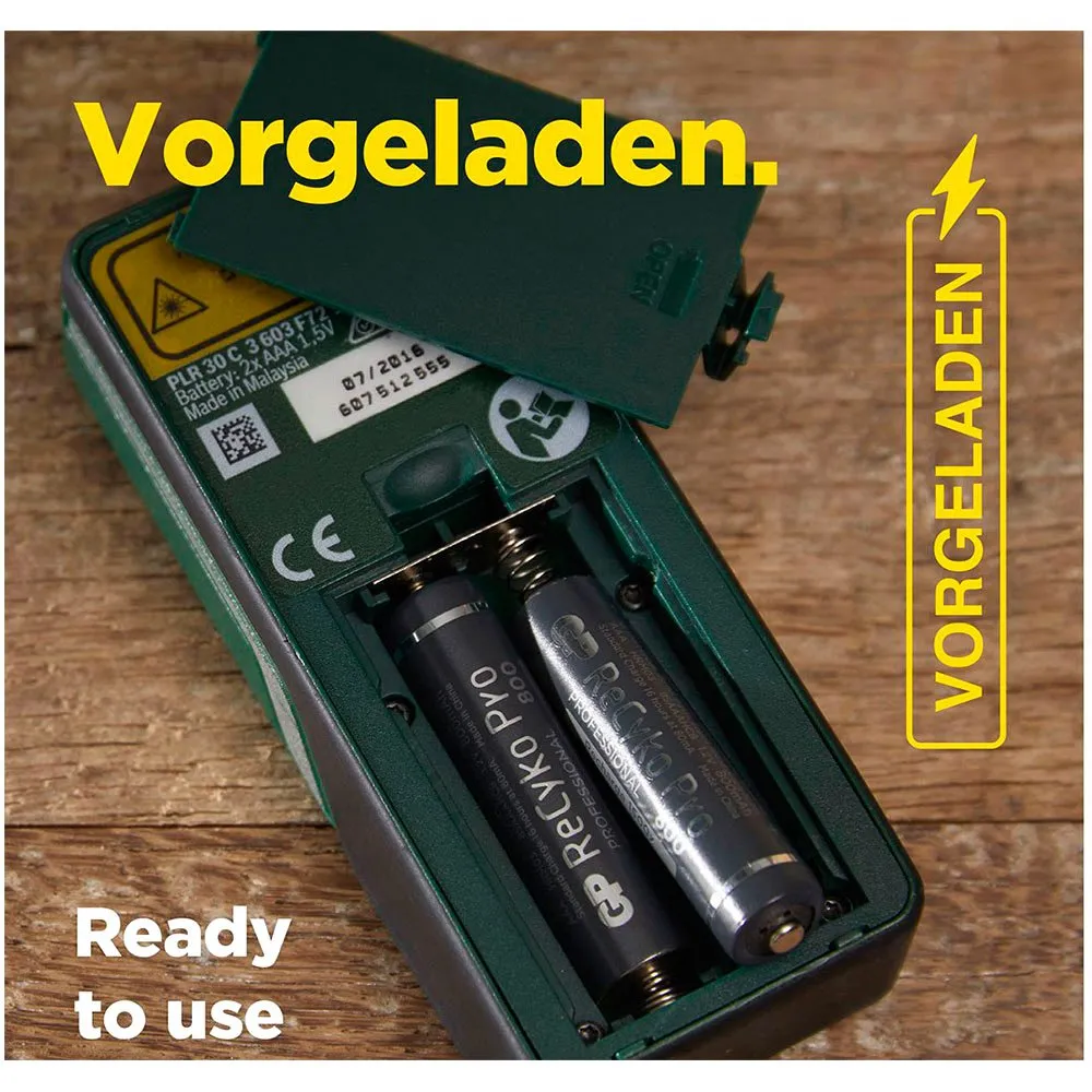 GP BATTERIES ReCyko ReCyko NiMH AAA/MicrReCyko 800mAh Pro Batteries 7 GP BATTERIES ReCyko ReCyko NiMH AAA/MicrReCyko 800mAh Pro Batteries - Image 7