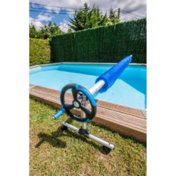 GRE Cover Roller For Elevated Pools 550 Cm -Blue Wave gre cover roller for elevated pools 550 cm 2