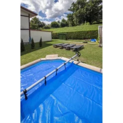 GRE Cover Roller For Elevated Pools 550 Cm -Blue Wave gre cover roller for elevated pools 550 cm 6