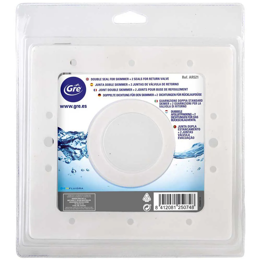 GRE Double Seal For Skimmer+ 2 Seals For Return Valve 1 GRE Double Seal For Skimmer+ 2 Seals For Return Valve