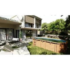 GRE Liner For Oval Avocado Wooden Pool -Blue Wave gre liner for oval avocado wooden pool 2