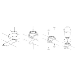 Blue Fit Tapping Saddle 50 Mm -Blue Wave gre pools blue fit tapping saddle 50 mm 2