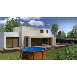 Bora Bora Steel Walls Pool -Blue Wave gre pools bora bora steel walls pool 4