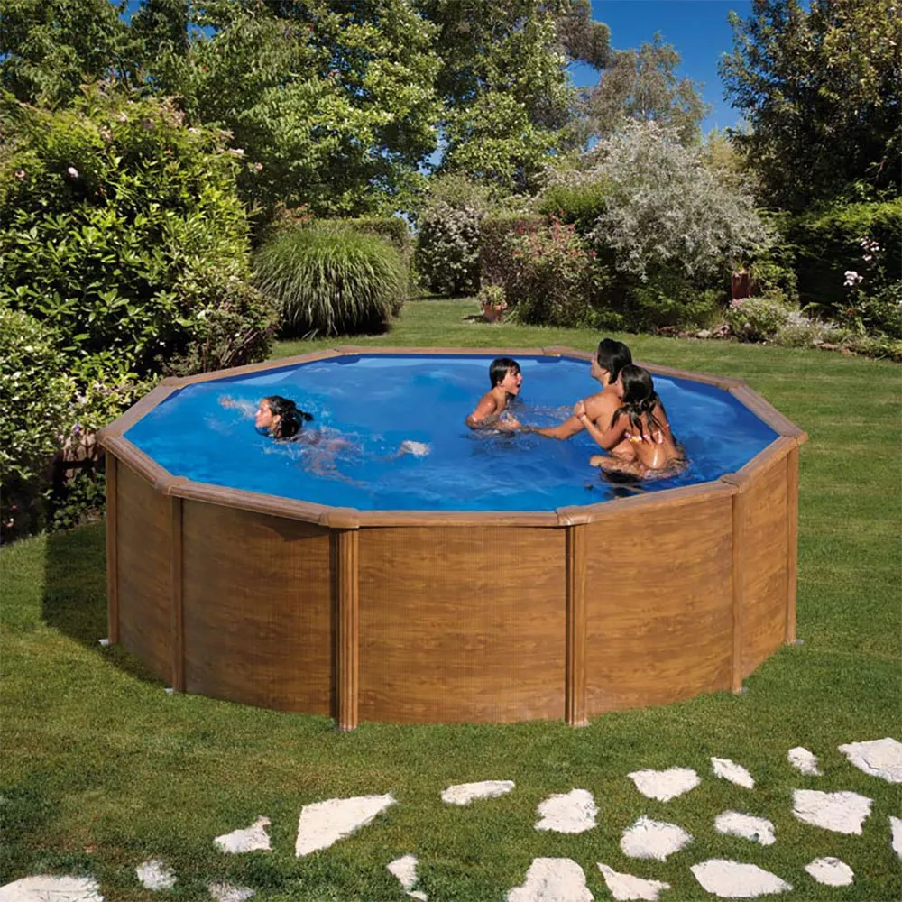 Steel Wood Aspect Pool Pacific 460x120 Cm 2 Steel Wood Aspect Pool Pacific 460x120 Cm - Image 2