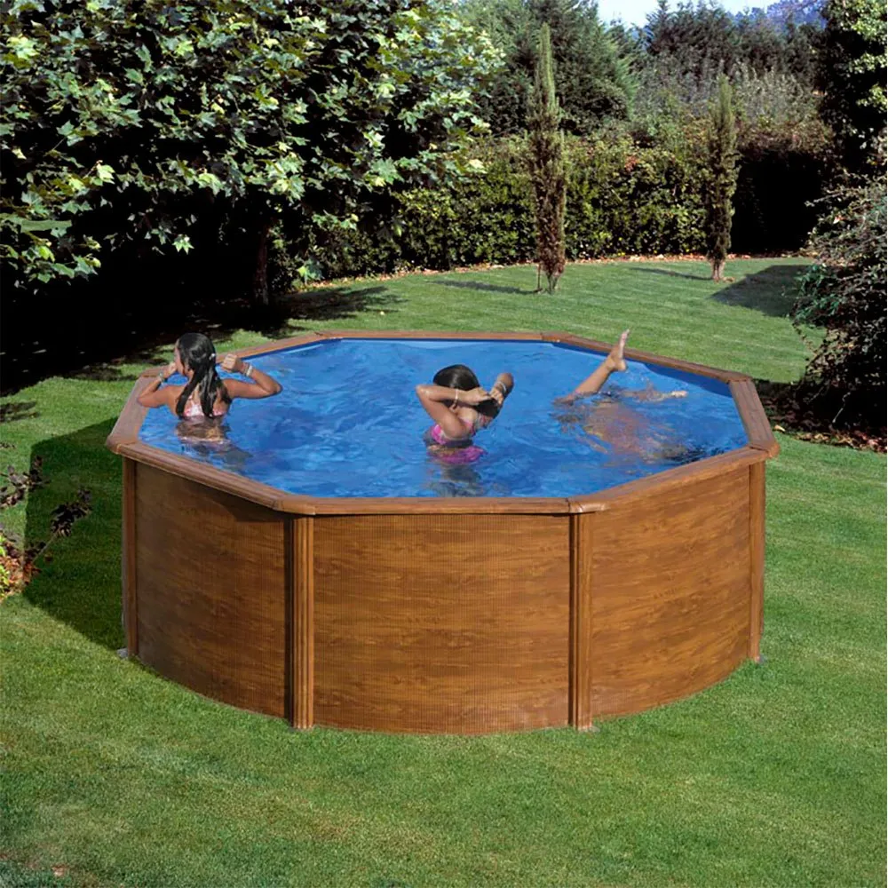 Steel Wood Pool Pacific 350x120 Cm 2 Steel Wood Pool Pacific 350x120 Cm - Image 2