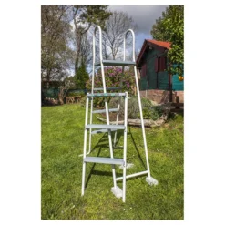 GRE Safety 3-Steps For Pool Over 120-130 Cm Height -Blue Wave gre safety 3 steps for pool over 120 130 cm height 2