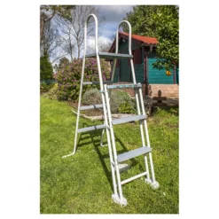 GRE Safety 3-Steps For Pool Over 120-130 Cm Height -Blue Wave gre safety 3 steps for pool over 120 130 cm height 3