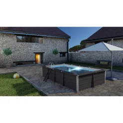 GRE Winter Cover For Rectangular Pool -Blue Wave gre winter cover for rectangular pool 3