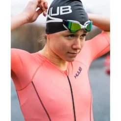 HUUB Commit Long Course Short Sleeve Trisuit -Blue Wave huub commit long course short sleeve trisuit 3