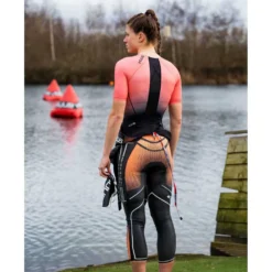 HUUB Commit Long Course Short Sleeve Trisuit -Blue Wave huub commit long course short sleeve trisuit 7