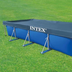 Intex 28039 Rectangular Pool Cover 28039 450x220 Cm -Blue Wave intex 28039 rectangular pool cover 28039 450x220 cm 2