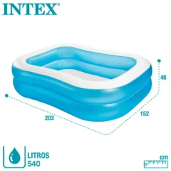 Intex 540 L Family Inflatable Pools -Blue Wave intex 540 l family inflatable pools 5