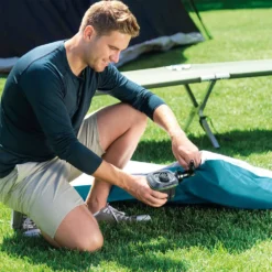 Intex Battery Operated Electric Inflation Pump -Blue Wave intex battery operated electric inflation pump 3