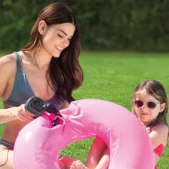 Intex Battery Operated Electric Inflation Pump -Blue Wave intex battery operated electric inflation pump 4