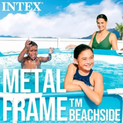 Intex Beachside Metal Frame 305x76 Cm Pool -Blue Wave intex beachside metal frame 305x76 cm pool 6