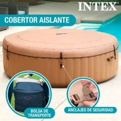Intex Bubble Massage PureSpa Pool -Blue Wave intex bubble massage purespa pool 2