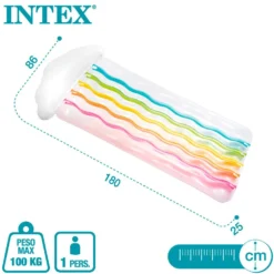 Intex Cloud 180x86x25 Cm 12 Intex Cloud 180x86x25 Cm -Blue Wave intex cloud 180x86x25 cm 5