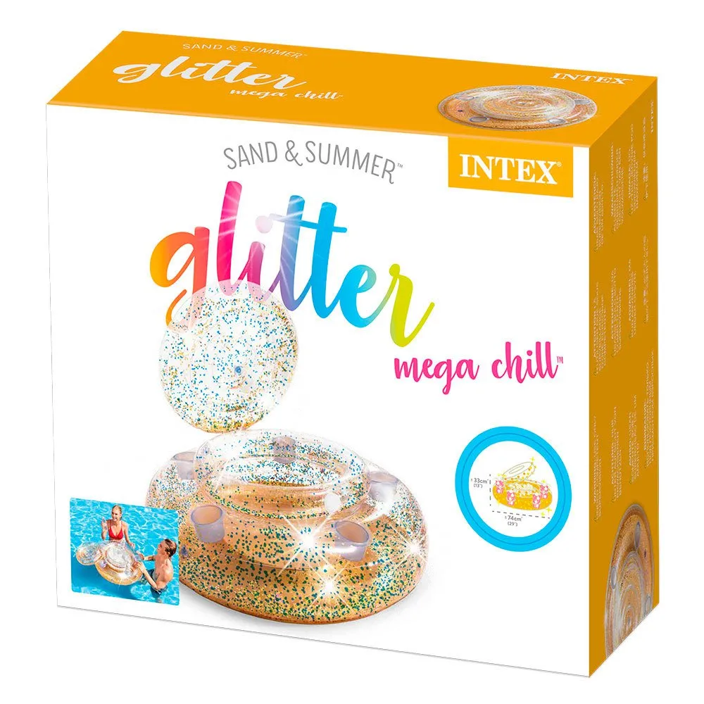 Intex Cooler With Glitter And 5 Cup Holders 5 Intex Cooler With Glitter And 5 Cup Holders - Image 5