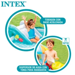Intex Crocodile Play Centre With Slide Pool 9 Intex Crocodile Play Centre With Slide Pool -Blue Wave intex crocodile play centre with slide pool 2