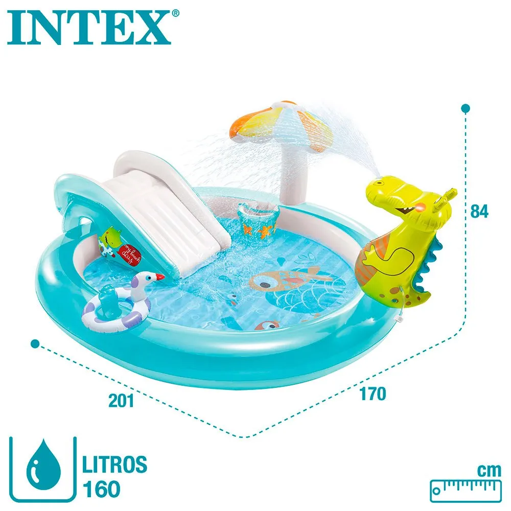 Intex Crocodile Play Centre With Slide Pool 6 Intex Crocodile Play Centre With Slide Pool - Image 6