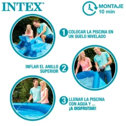 Intex Easy Set 305x61 Cm Pool -Blue Wave intex easy set 305x61 cm pool 3