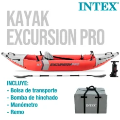 Intex Excursion Pro K1 Inflatable Kayak -Blue Wave intex excursion pro k1 inflatable kayak 4