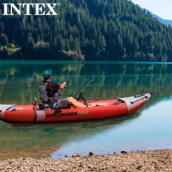 Intex Excursion Pro K1 Inflatable Kayak -Blue Wave intex excursion pro k1 inflatable kayak 8