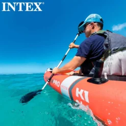 Intex Excursion Pro K1 Inflatable Kayak -Blue Wave intex excursion pro k1 inflatable kayak 9