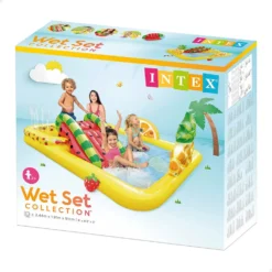 Intex Fruits Play Centre With Slide And Sprinkler Pool -Blue Wave intex fruits play centre with slide and sprinkler pool 3
