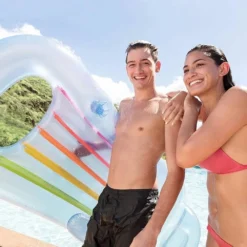 Intex King Kool Pool Air Mattres -Blue Wave intex king kool pool air mattres 6