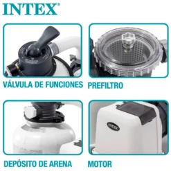 Intex Krystal Clear Sand Filter Pump 10.500L/h -Blue Wave intex krystal clear sand filter pump 10.500l h 4