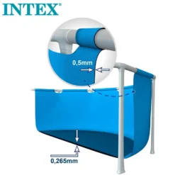 Intex Metal Frame Pool 244x51 Cm -Blue Wave intex metal frame pool 244x51 cm 2