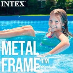 Intex Metal Frame Pool 244x51 Cm -Blue Wave intex metal frame pool 244x51 cm 6