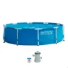 Intex Metal Frame Round+Filter Pool
