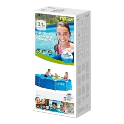 Intex Metal Frame Round+Filter Pool -Blue Wave intex metal frame round filter pool 4