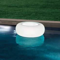 Intex Ottoman Seat With Led Light 6 Colours -Blue Wave intex ottoman seat with led light 6 colours 2