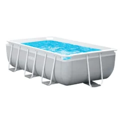 Intex Prisma Frame Rectangular With Filter Pool -Blue Wave intex prisma frame rectangular with filter pool 7