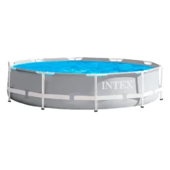 Intex Prisma Frame Round Collapsible With Filter Pool -Blue Wave intex prisma frame round collapsible with filter pool 6