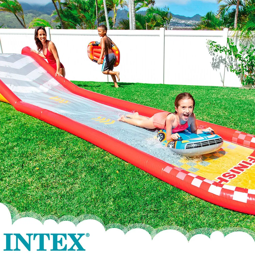 Intex Racing Fun Slidng Track 561x119x79 Cm 2 Intex Racing Fun Slidng Track 561x119x79 Cm - Image 2