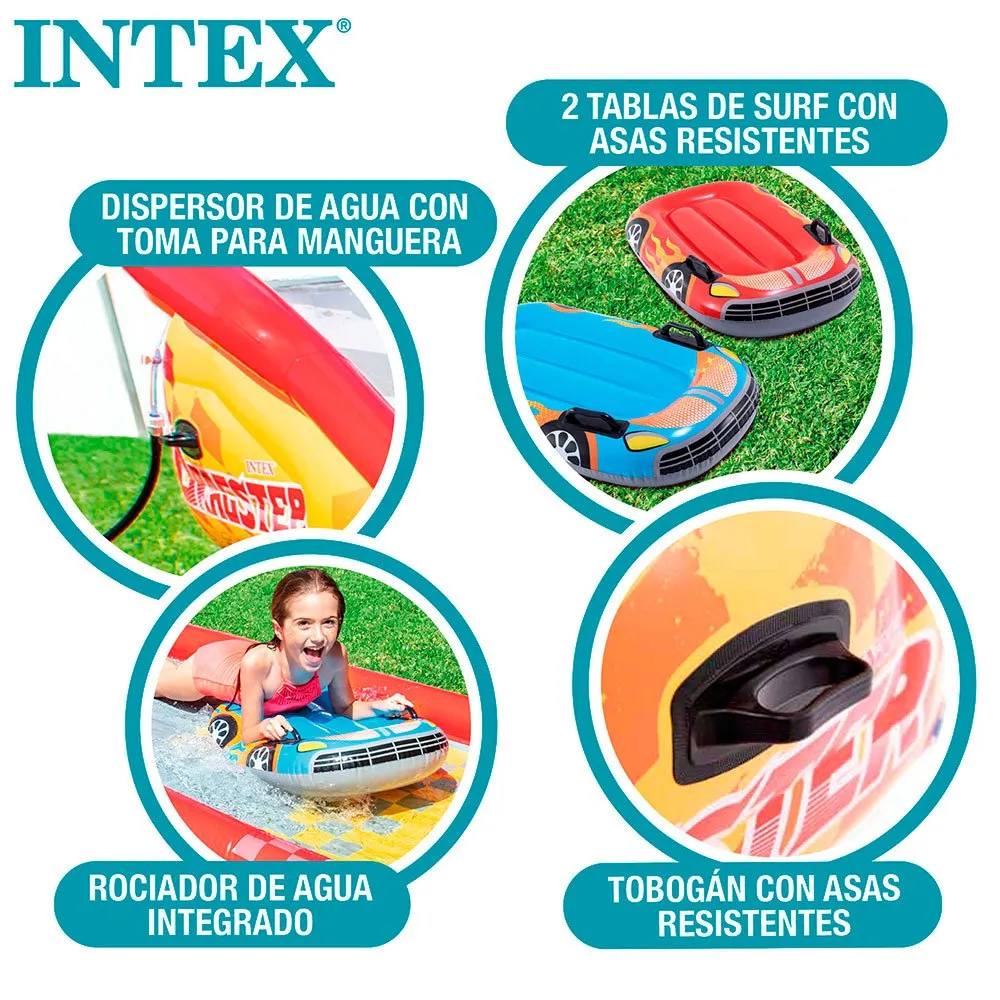 Intex Racing Fun Slidng Track 561x119x79 Cm 3 Intex Racing Fun Slidng Track 561x119x79 Cm - Image 3