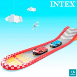 Intex Racing Fun Slidng Track 561x119x79 Cm 11 Intex Racing Fun Slidng Track 561x119x79 Cm -Blue Wave intex racing fun slidng track 561x119x79 cm 4