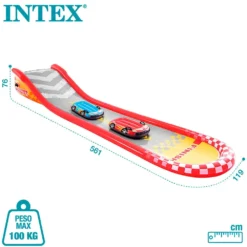 Intex Racing Fun Slidng Track 561x119x79 Cm 12 Intex Racing Fun Slidng Track 561x119x79 Cm -Blue Wave intex racing fun slidng track 561x119x79 cm 5