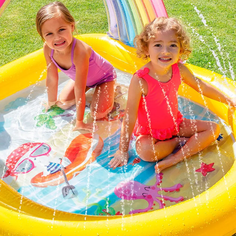 Intex Rainbow Children´s With Canopy And Sprinkler Pool 3 Intex Rainbow Children´s With Canopy And Sprinkler Pool - Image 3